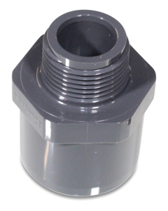 Reducing nipple PVC 40/32 - 3/4" m.t. up to 10bar